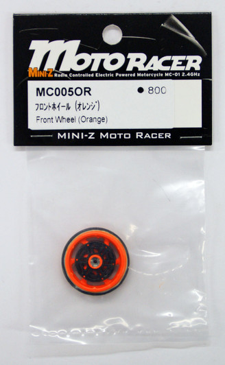 Kyosho Mini Z Moto Racer MC005OR Front Wheel (Orange)