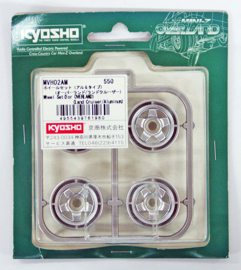 Kyosho Mini Z MVH02AM Wheel Set (Land Cruiser / Aluminum Type)