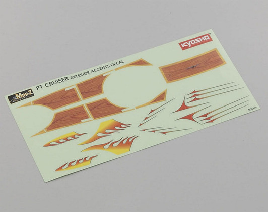 Kyosho Mini Z MZD04 Exterior Accents Decal Set (PT Cruiser )