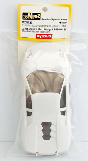 Kyosho Mini Z MZN123 Lamborghini Murcilago LP670-4 White Body