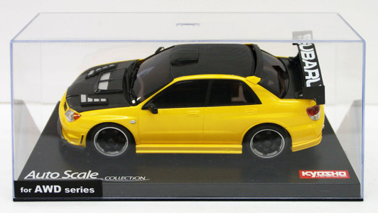 Kyosho Mini Z MZP416MY SUBARU IMPREZA WRX with Aero Metallic Yellow