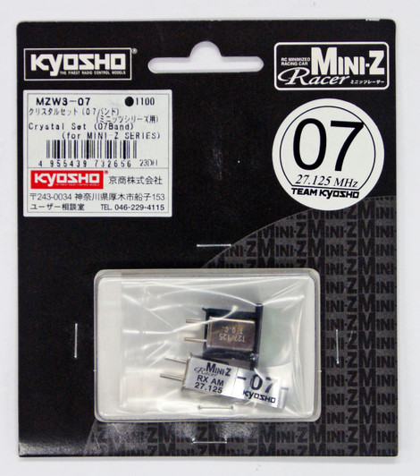 Kyosho Mini Z MZW3-07 Crystal Set 07-Band 27.125MHz