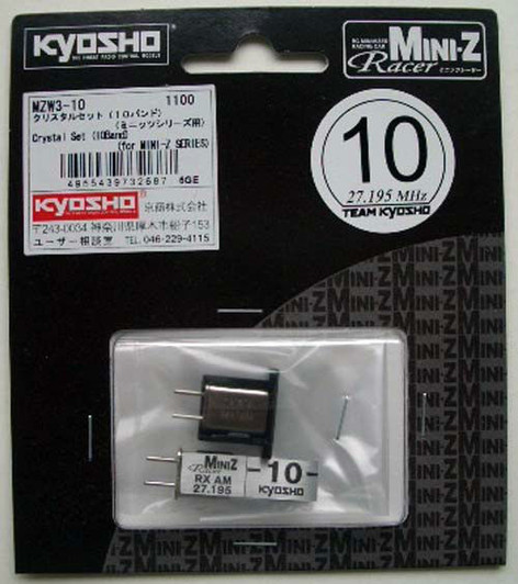 Kyosho Mini Z MZW3-10 Crystal Set 10-Band 27.195MHz