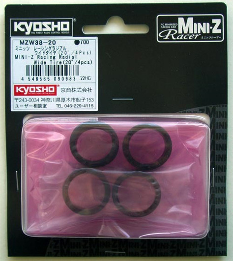 Kyosho Mini Z MZW38-20 Mini-Z Racing Radial Wide Tire (20EE¾EEEE½º /4pcs)