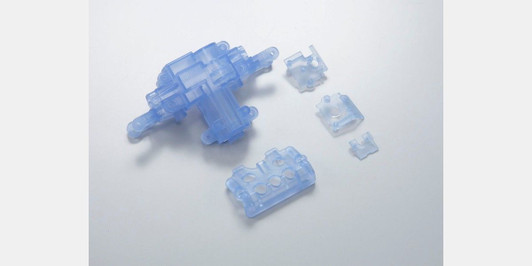 Kyosho MMF03CB Skeleton Servo Case Set(Clear Blue)