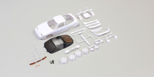 Kyosho MZN179 NISSAN 180SX White body set(w/Wheels)