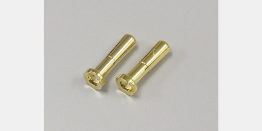 Kyosho ORI40055 4mm Gold Connector low profile (2pcs)
