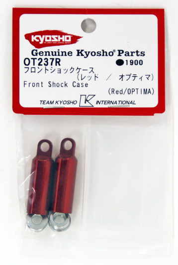 Kyosho OT237R Front Shock Case (Red/OPTIMA)