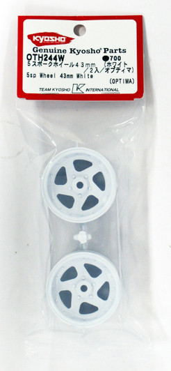 Kyosho OTH244W 5sp Wheel 43mm White (OPTIMA)