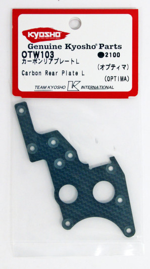 Kyosho OTW103 Carbon Rear Plate L (OPTIMA 2016)