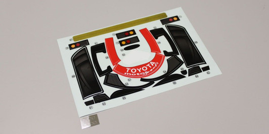 Kyosho PZD205 Basic Decal(TOYOTA TS-020)