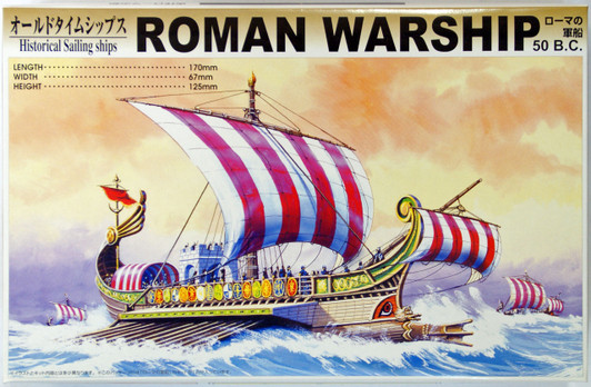 Aoshima 43165 Historical Sailing Ships ROMAN WARSHIP Non-scale kit