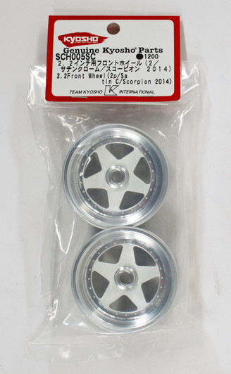 Kyosho SCH005SC 2.2Front Wheel(2p/Satin C/Scorpion 2014)