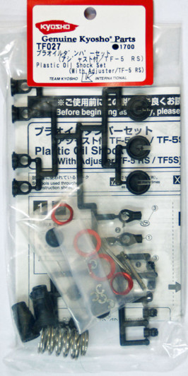 Kyosho TF027 Plastic Oil Shock Set (W / Adjuster / TF-5RS)