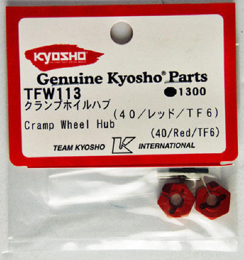 Kyosho TFW113 Cramp Wheel Hub (40/Red/TF6)