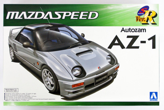 Aoshima 49846 Autozam AZ-1 Mazdaspeed Version 1/24 scale kit