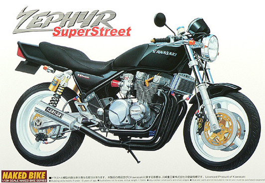 Aoshima Naked Bike 22 43851 Kawasaki Zephyr Super Street 1/12 Scale Kit