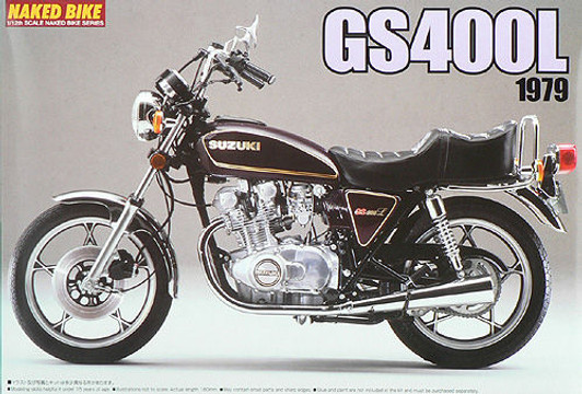 Aoshima Naked Bike 31 46265 Suzuki GS400L 1979 1/12 Scale Kit