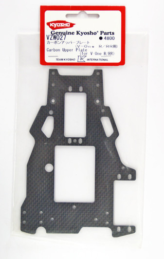 Kyosho VZW027 Carbon Upper Plate (for V-One R/RR)