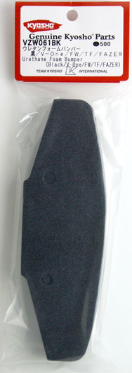 Kyosho VZW061BK Urethane Foam Bumper(BK/V-One/FW/TF/FAZE)