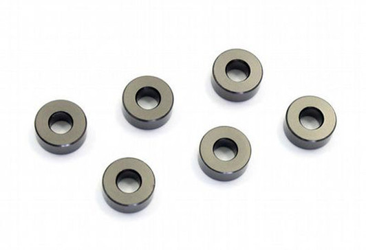 Kyosho W0143GM Aluminum Collar (3x7x3mm/Gunmetal/6pcs)
