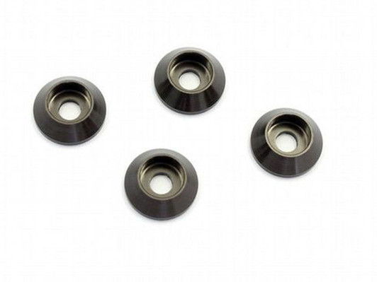 Kyosho W0148GM M3.0 Head Washer (Gunmetal/4pcs)