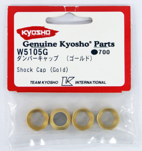 Kyosho W5105G Shock Cap Set (Gold)