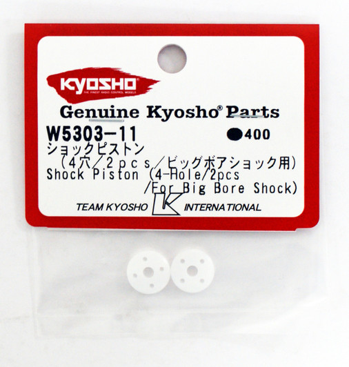 Kyosho W5303-11 Shock Piston (4Hole/2pcs/For Big Bore Shock)