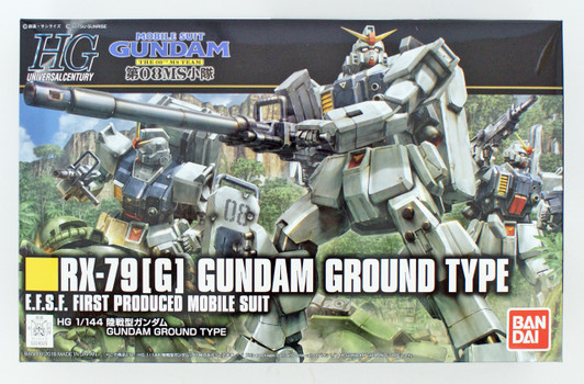 Bandai HGUC 210 Gundam Ground Type 1/144 Scale Kit
