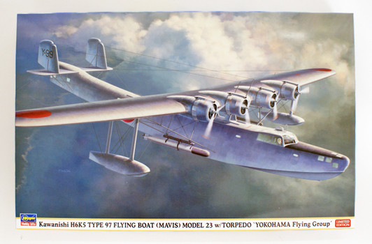 Hasegawa 02280 Kawanishi H6K5 Type 97 Large Flying Boat Type 23 Torpedo bomber Carrier-Aircraft Yokohama Air Group 1/72 scale kit