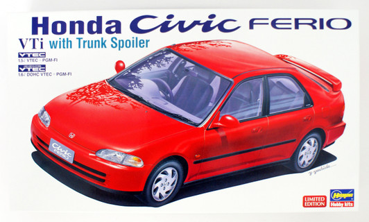 Hasegawa 20348 Honda Civic Ferio VTi Trunk Spoiler Version 1/24 Scale kit