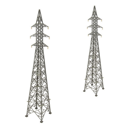 Sankei MK05-38 Steel Tower 1/80 HO Scale Paper Kits