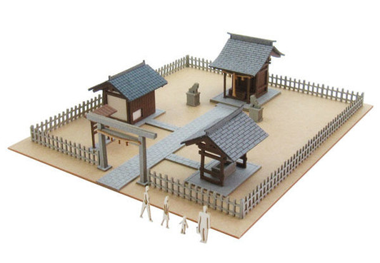 Sankei MP01-148 Japanese Shrine 1/220 Z Scale Paper Kits