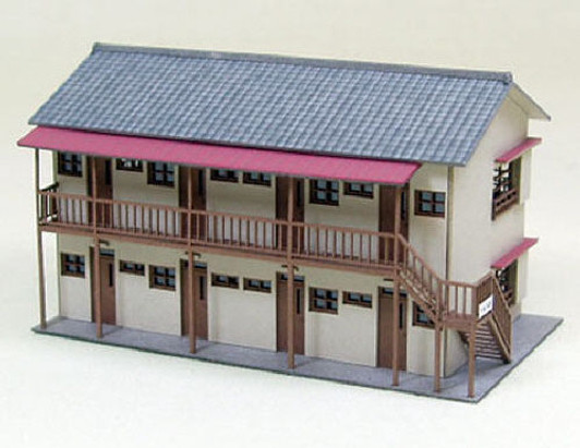 Sankei MP03-26 Apartment A 1/150 N Scale Paper Kits