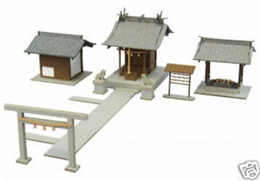 Sankei MP03-38 Japanese Shinto Shrine 1/150 N Scale Paper Kits