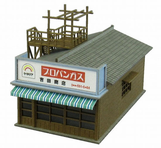Sankei MP03-54 Japanese Shop E 1/150 N Scale Paper Kits