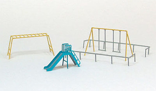 Sankei MP04-23 Playground Equipment A 1/150 N Scale Paper Kits