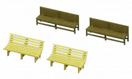 Sankei MP04-36 Bench A 1/150 N Scale Paper Kits