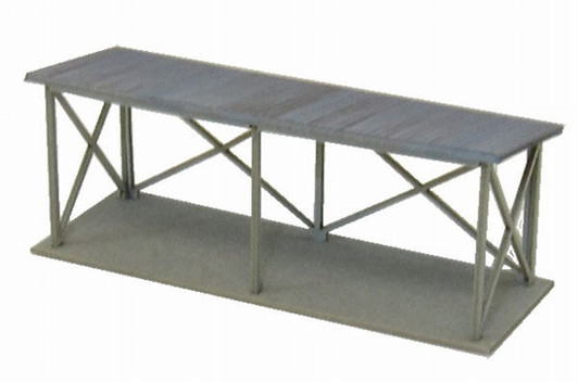 Sankei MP04-56 Parking Lot for Bicycles B 1/150 N Scale Paper Kits