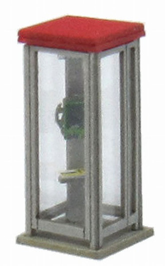 Sankei MP04-72 Telephone Box A 1/150 N Scale Paper Kits