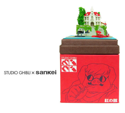 Sankei MP07-21 Studio Ghibli Hotel Adriano & Flying Boats Porco Rosso Non-Scale Paper Kits