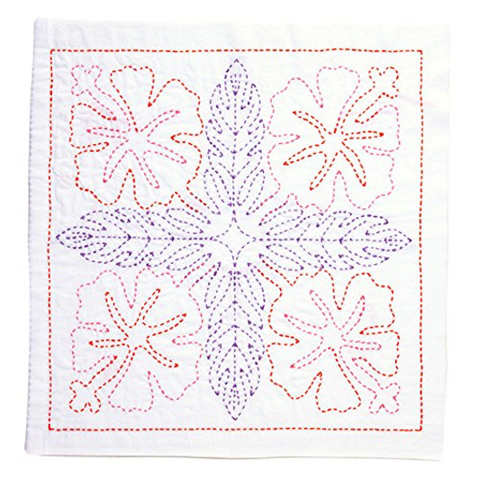 Tulip KSW-001 SASHIKO WORLD Embroidery Kit Hawaii Hibiscus