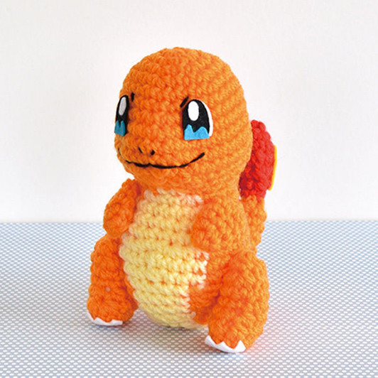 Hamanaka H306-172 Pokemon Charmander (Hitokage) Amigurumi (Crochet Doll) Kit