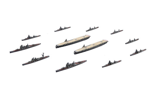 Fujimi Gunkan 11 401461 A-gou Strategy Ozawa Fleet Set (Shokaku/Zuikaku) w/ Carrier‐based Aircrafts 1/3000 scale kit