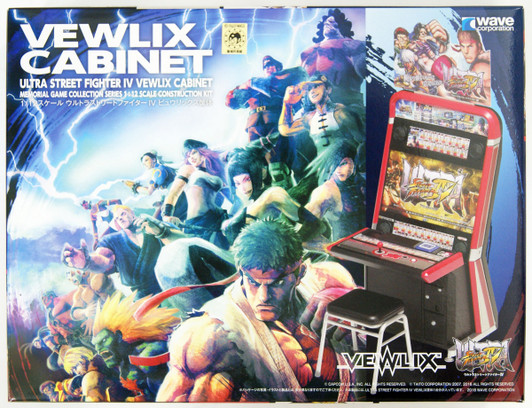 Wave GM020 Ultra Street Fighter IV Vewlix Cabinet Memorial Game Collection Series 1/12 Scale Kit