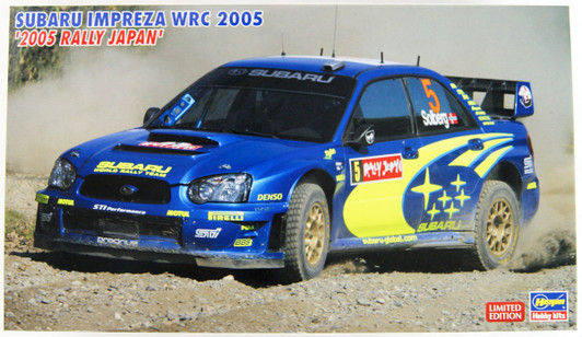 Hasegawa 20353 Subaru Impreza WRC 2005 '2005 Rally Japan' 1/24 scale kit