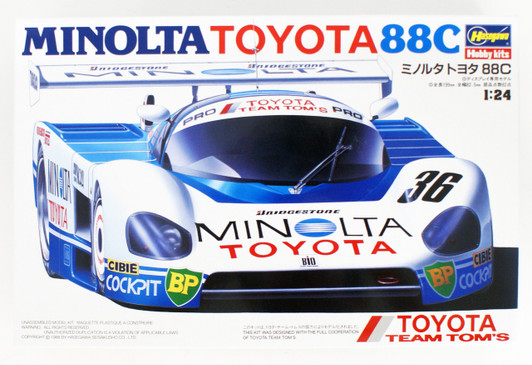 Hasegawa 20236 Minolta Toyota 88C 1/24 Scale kit