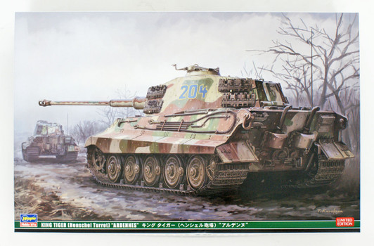 Hasegawa SP378 German Army King Tiger Henschel Turret Ardennes 1/35 Scale kit Hasegawa SP378 German Army King Tiger Henschel Turret Ardennes 1/35 Scale kit