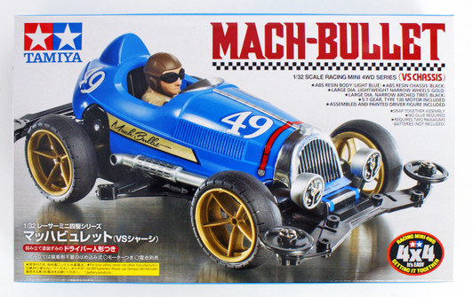 Tamiya 18091 Mini 4WD Mach-Bullet VS Chassis 1/32 Scale