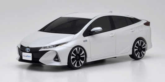 Kyosho Mini Z MZP443WP ASC MA03F-FWD Toyota PRIUS PHV White Pearl Crystal Shine